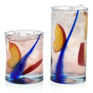 Libbey Blue Ribbon Libbey Impressions 16 Piece Tumbler And Rocks Glass